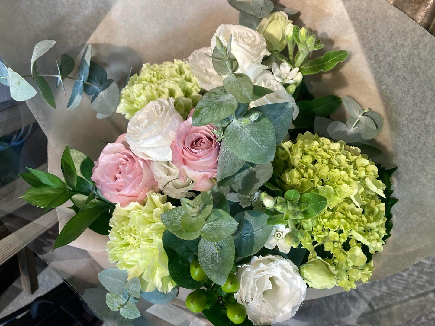 生駒駅南エリアからの参加店。お花。