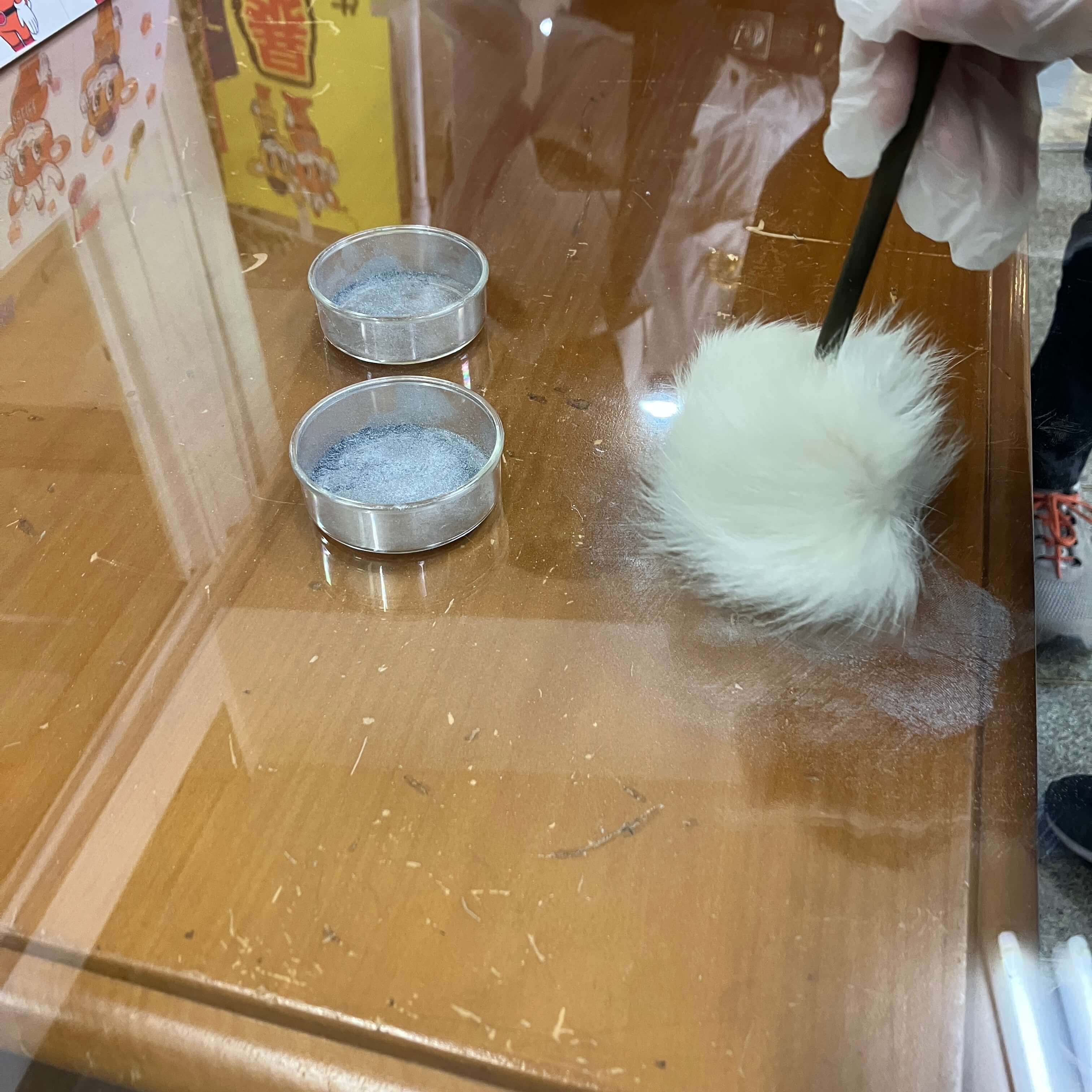 指紋検出体験