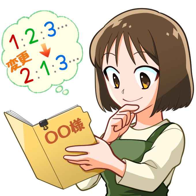 受注生産で比率変更が可能なカスタマイズ対応